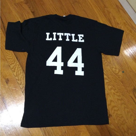 Floyd Little Signed Black Graphic Men's T-Shirt - Picture 3 of 5